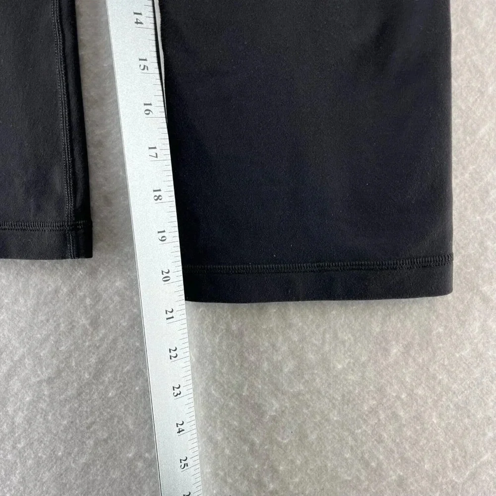 Lululemon Pants Womens Size 4 Gather & Crow Crop Athletic Workout Yoga Black Red - Picture 11 of 11